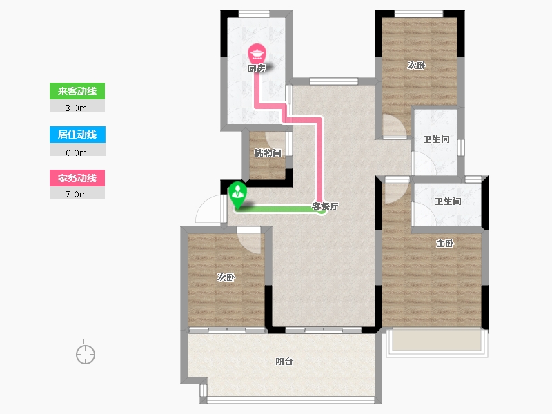 河南省-周口市-奥特莱斯望京府-100.00-户型库-动静线