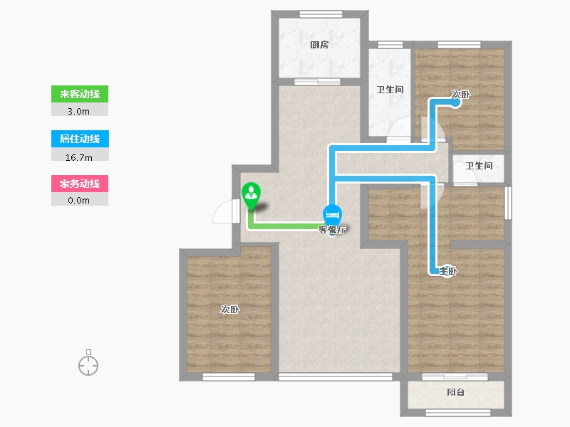 河北省-保定市-中翔兰溪九章-92.28-户型库-动静线