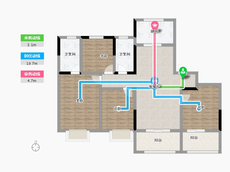 安徽省-池州市-安东盛禧嘉园-112.35-户型库-动静线