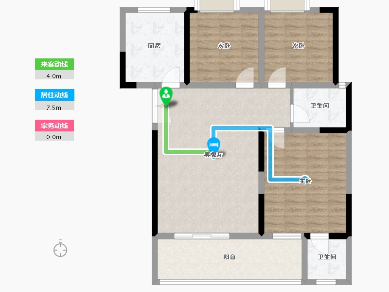 陕西省-汉中市-东关世纪新城-92.42-户型库-动静线