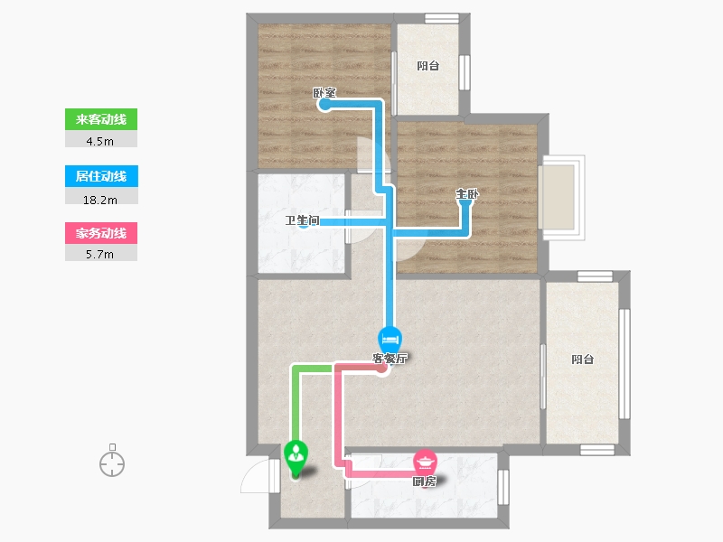 四川省-成都市-石油苑-67.00-户型库-动静线