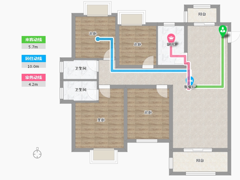 江西省-吉安市-美璟华府-98.18-户型库-动静线