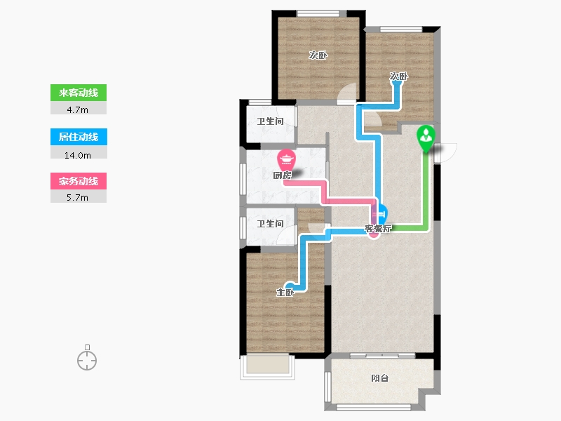 河南省-周口市-红星美凯龙•翡翠城-98.47-户型库-动静线