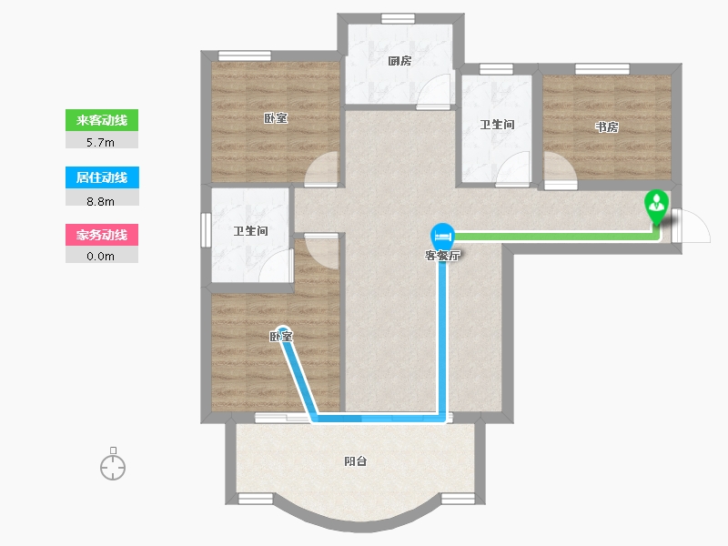 四川省-乐山市-天下学府-82.41-户型库-动静线