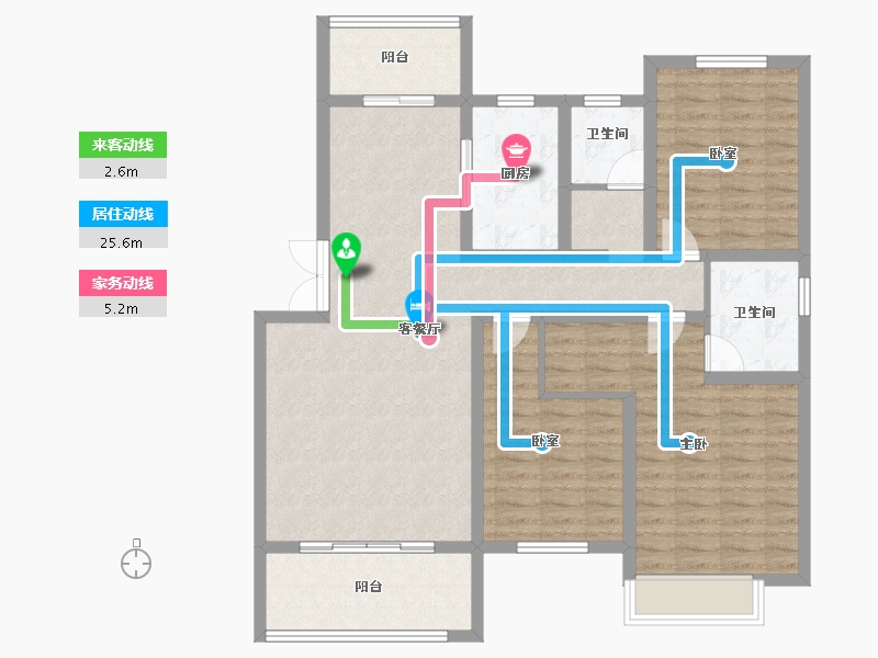 陕西省-安康市-城投公园中央-112.00-户型库-动静线