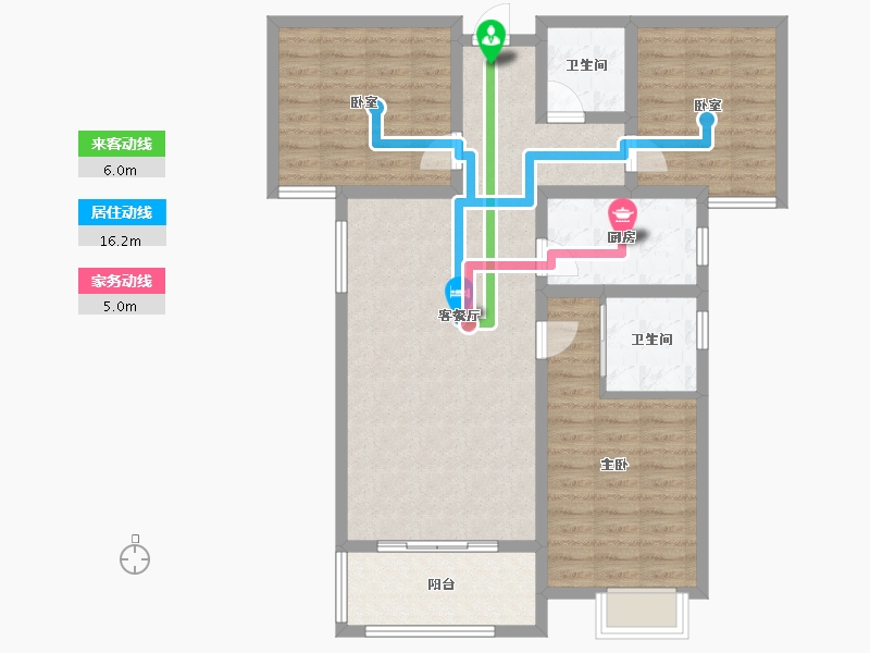 陕西省-安康市-城投公园中央-95.24-户型库-动静线