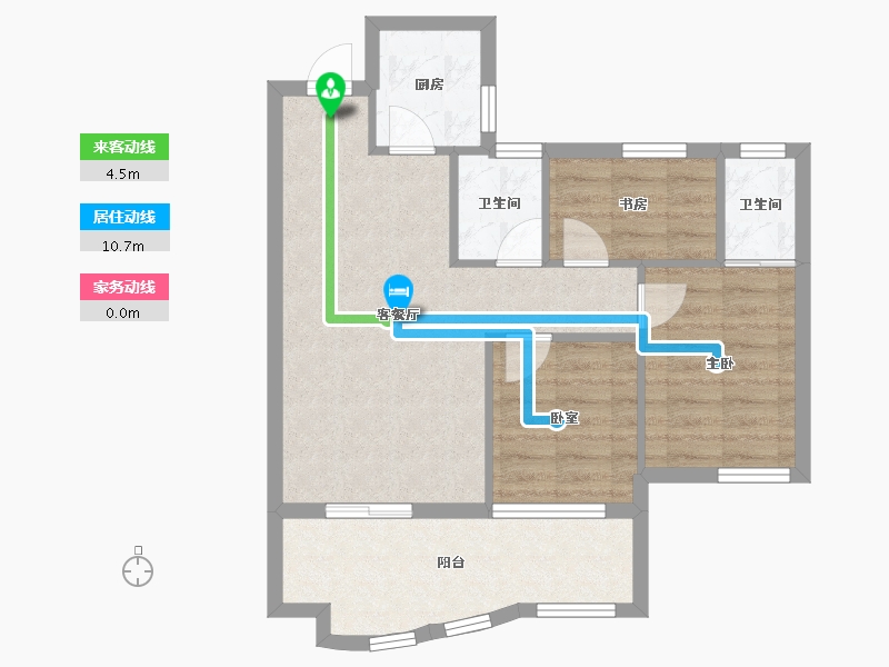 四川省-乐山市-天下学府-65.69-户型库-动静线