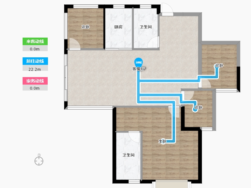 湖南省-株洲市-第四代住房未来社区-99.47-户型库-动静线