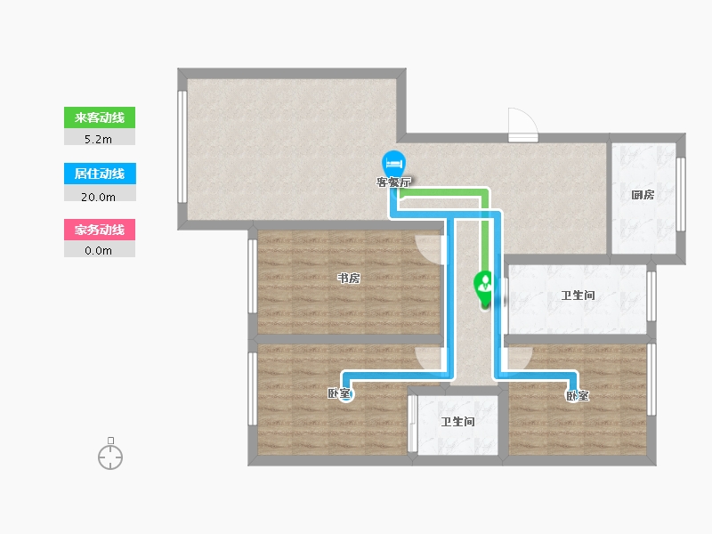 吉林省-松原市-华阳·润阳国际-94.02-户型库-动静线