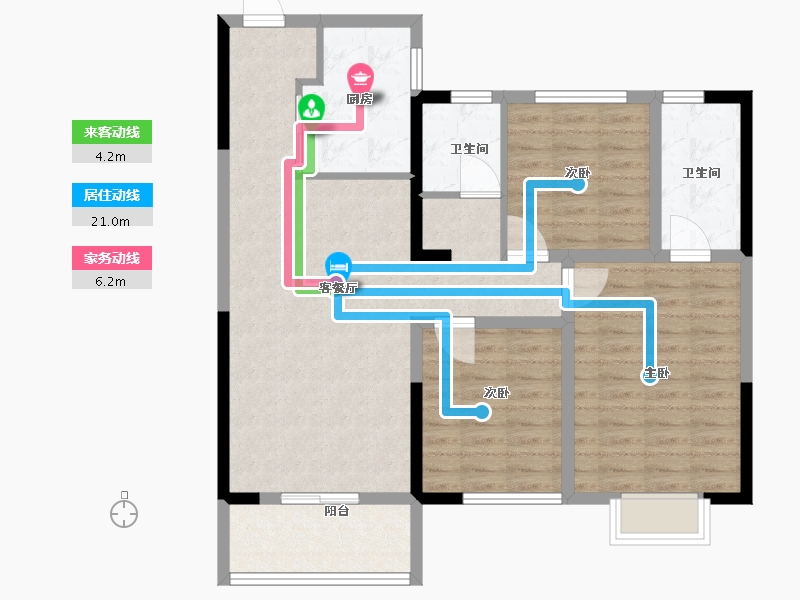 河南省-郑州市-正商雅庭华府-93.00-户型库-动静线