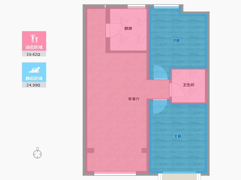 河北省-石家庄市-瀚正御璟城-57.56-户型库-动静分区