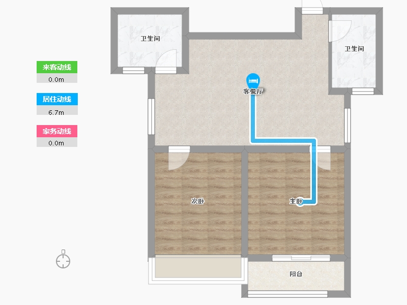 河南省-许昌市-千玺楽苑-65.69-户型库-动静线