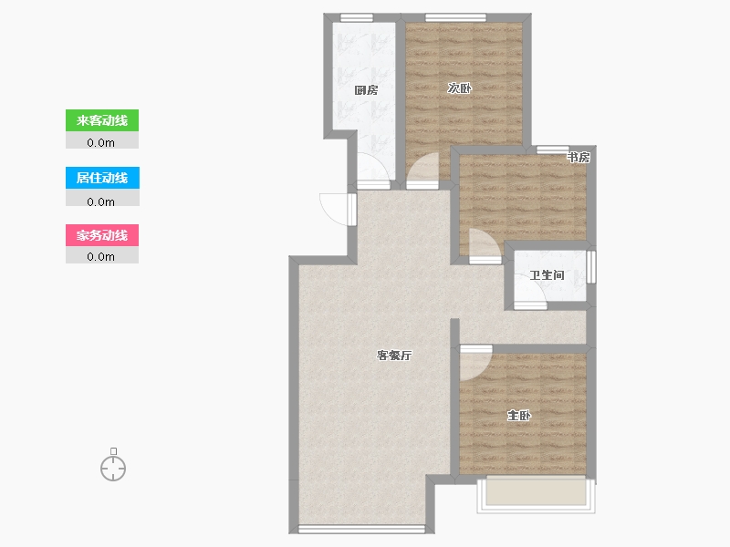 辽宁省-抚顺市-电建地产海赋外滩澋苑-88.01-户型库-动静线