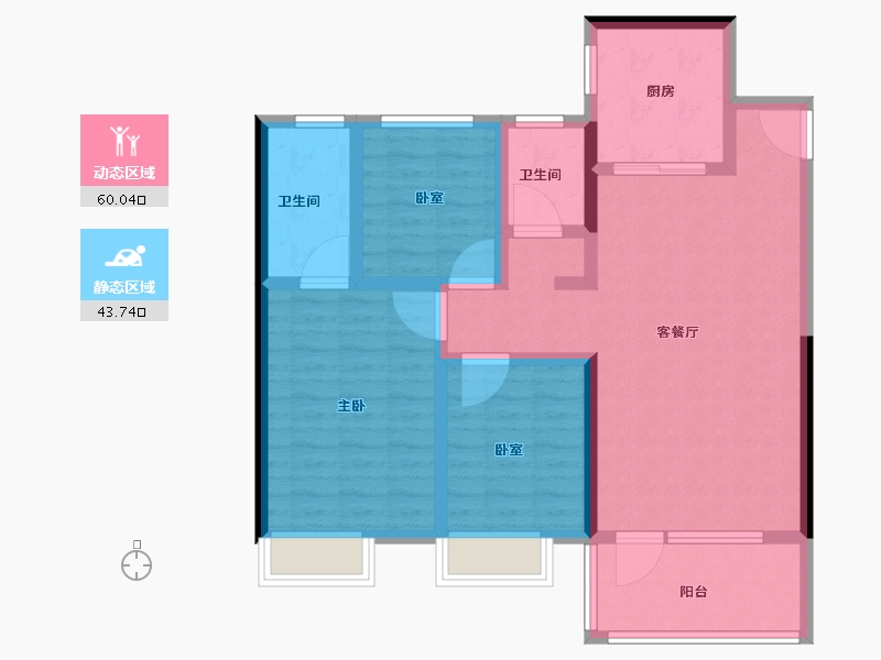 江西省-抚州市-当代城MOMΛ-92.00-户型库-动静分区