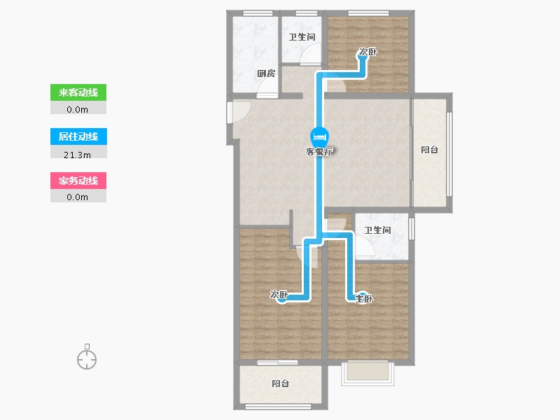 山东省-菏泽市-万腾观澜城-112.00-户型库-动静线