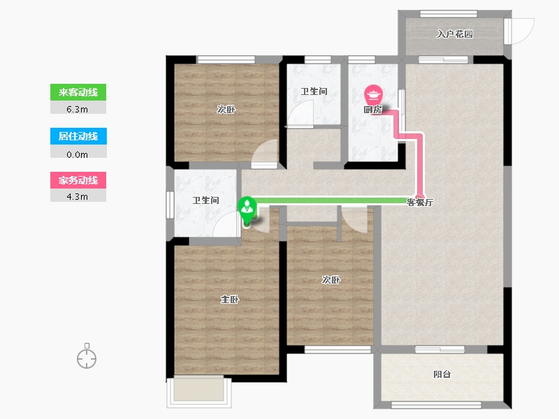 河南省-郑州市-正商雅庭华府-108.00-户型库-动静线