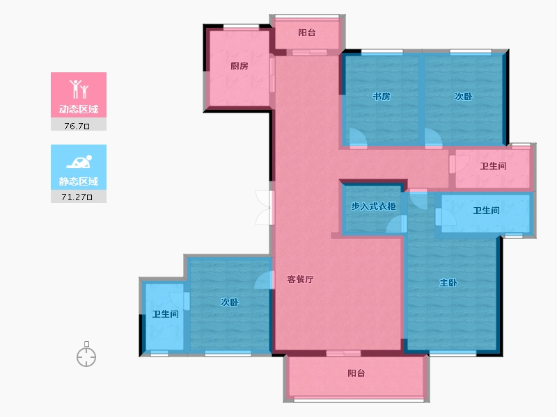 河南省-郑州市-永威上和府-129.99-户型库-动静分区