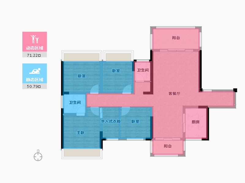 湖南省-怀化市-大盛郡府-108.30-户型库-动静分区