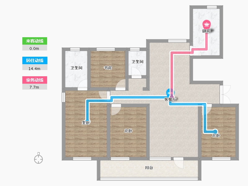 河北省-邢台市-盛世国悦府-112.00-户型库-动静线