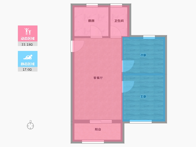 福建省-福州市-世贸东望-45.00-户型库-动静分区