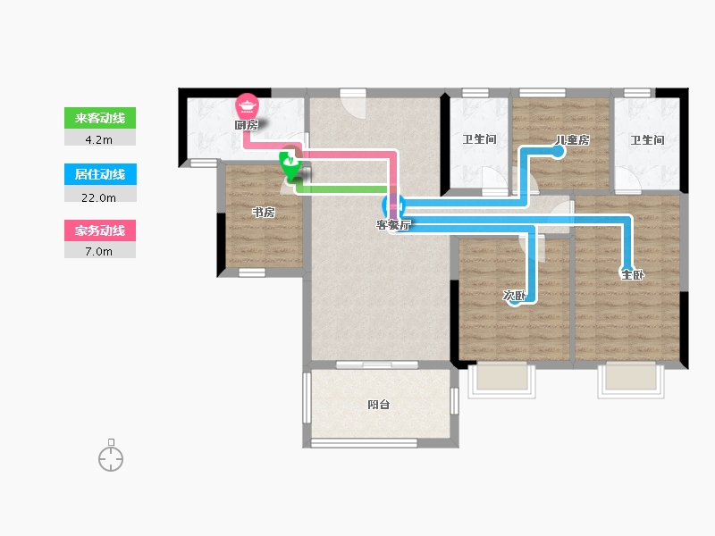 福建省-厦门市-中铁诺德逸都-100.00-户型库-动静线