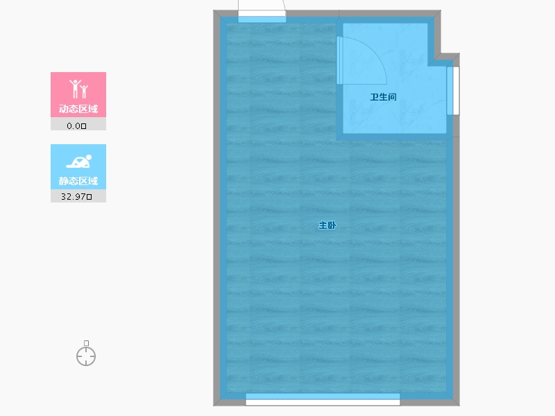 河南省-郑州市-玉兰先禾公寓-30.00-户型库-动静分区