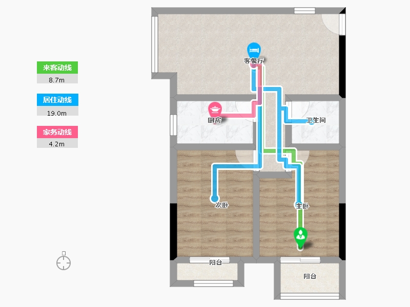 河南省-郑州市-建业半英里-62.40-户型库-动静线