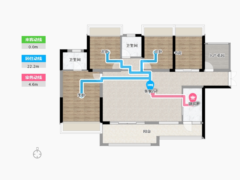 广西壮族自治区-百色市-百矿锦绣华府-110.56-户型库-动静线