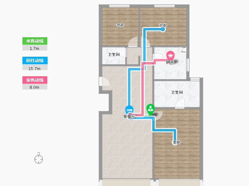 北京-北京市-万科天竺悦府-100.00-户型库-动静线