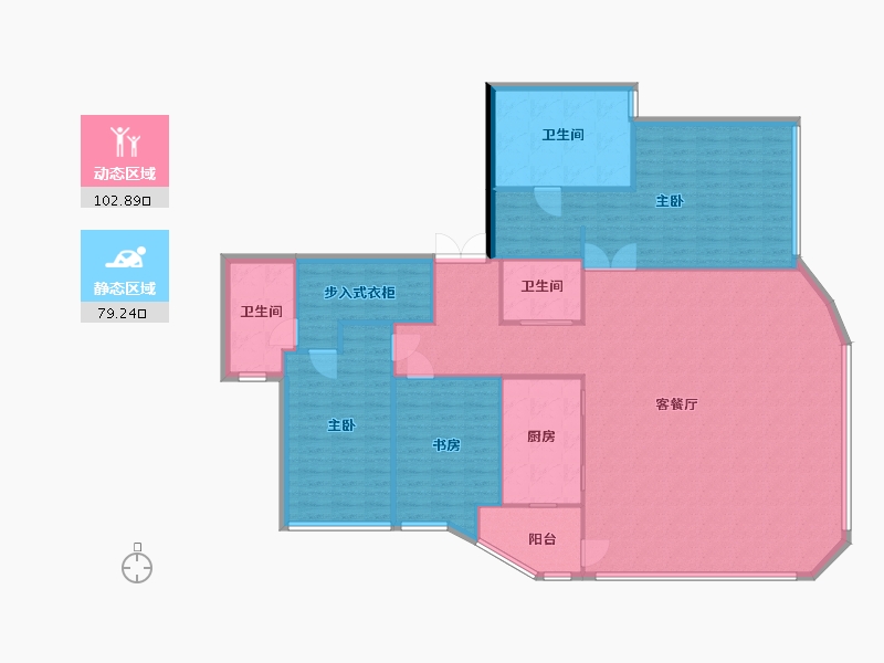 四川省-成都市-新希望D10天府-200.00-户型库-动静分区