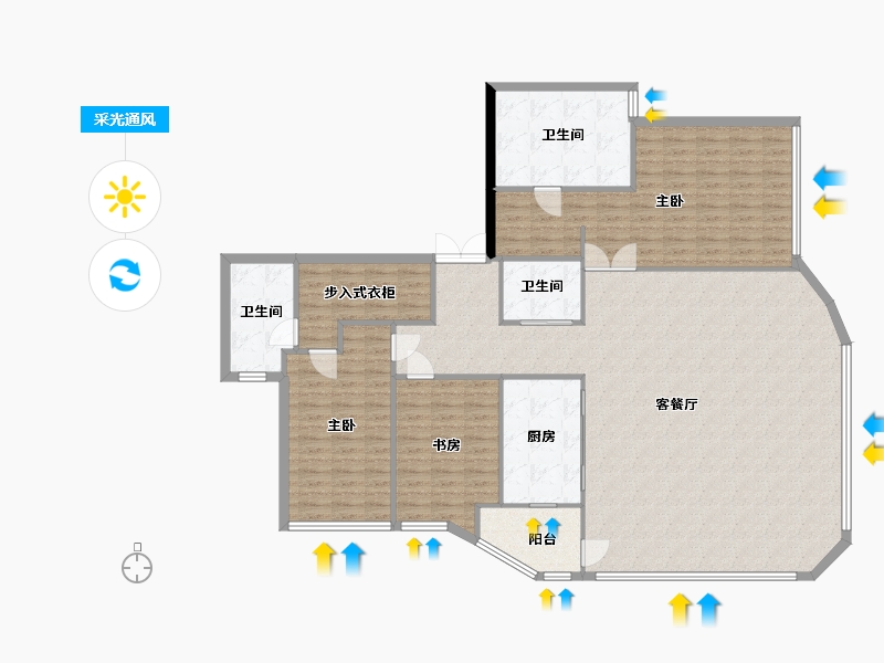 四川省-成都市-新希望D10天府-200.00-户型库-采光通风