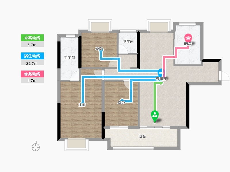 江苏省-常州市-都会星河-97.11-户型库-动静线