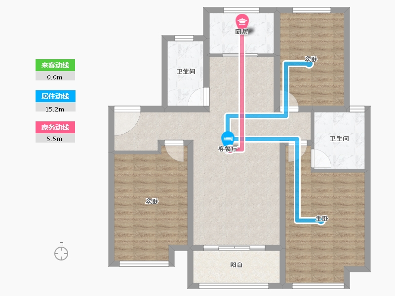 山东省-菏泽市-万腾观澜城-99.20-户型库-动静线