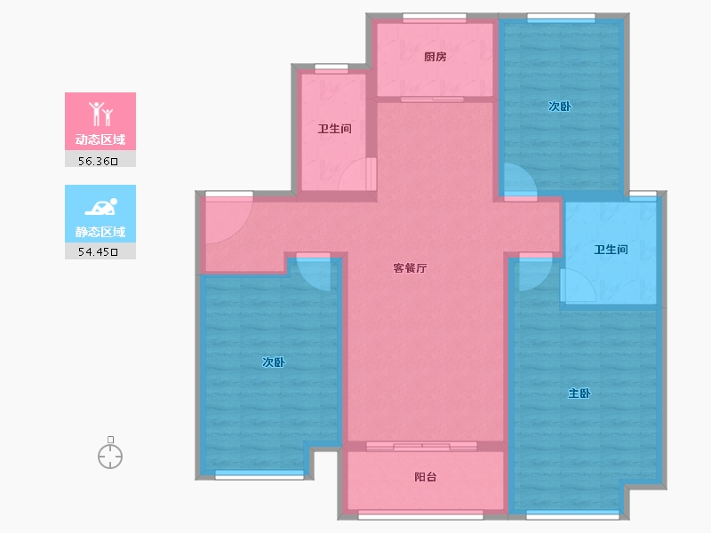 山东省-菏泽市-万腾观澜城-99.20-户型库-动静分区