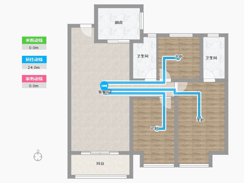 山东省-菏泽市-万腾观澜城-100.80-户型库-动静线