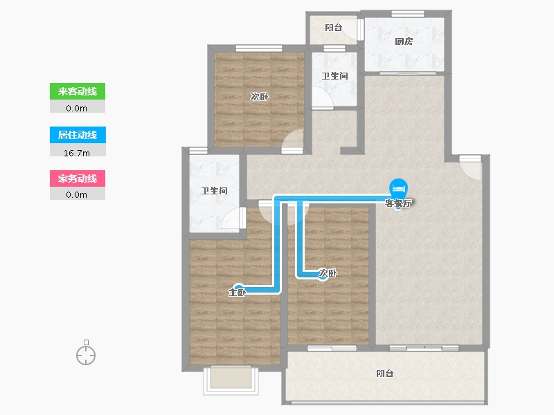 山东省-济宁市-火炬仁里-118.68-户型库-动静线