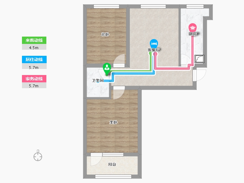 河北省-邢台市-博爵堡-58.03-户型库-动静线