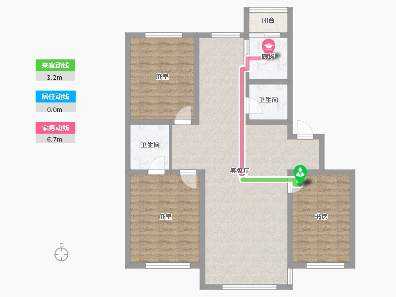 吉林省-松原市-华阳·润阳国际-98.09-户型库-动静线