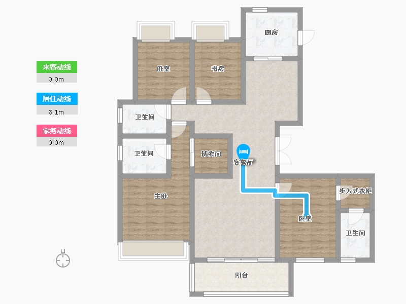 湖北省-恩施土家族苗族自治州-武汉城建中港城-116.46-户型库-动静线