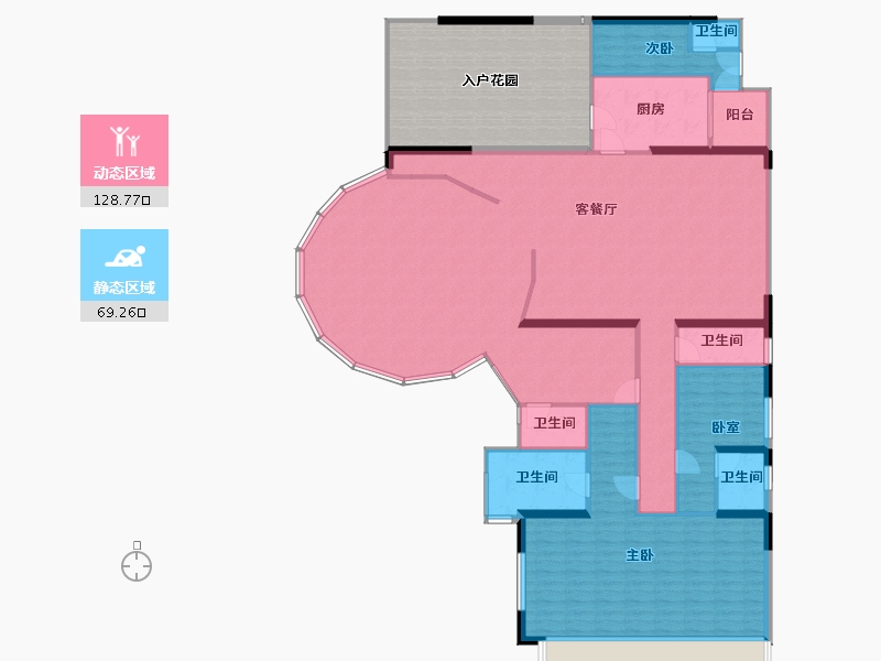 广东省-广州市-博雅首府-209.52-户型库-动静分区