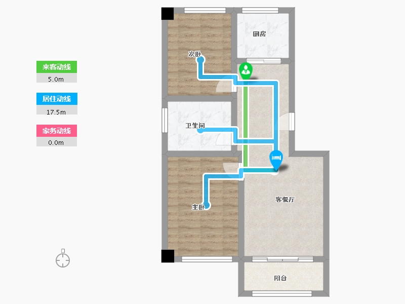 山东省-烟台市-晓龙子文学府-62.41-户型库-动静线