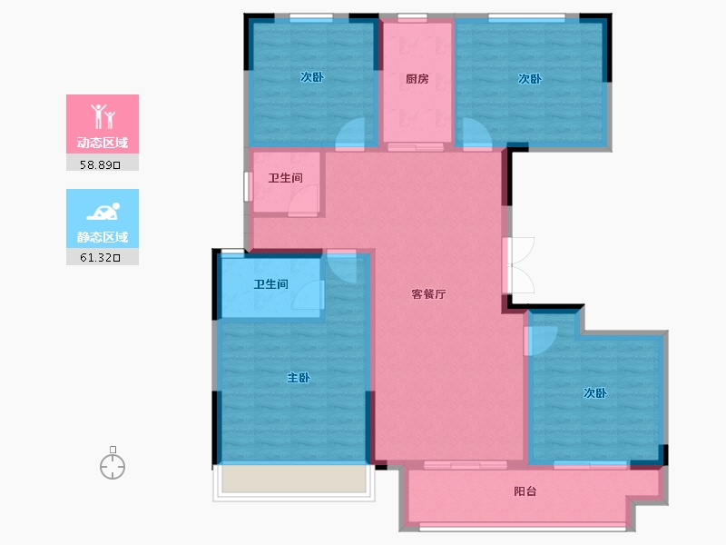 河南省-焦作市-东方今典境界-108.01-户型库-动静分区