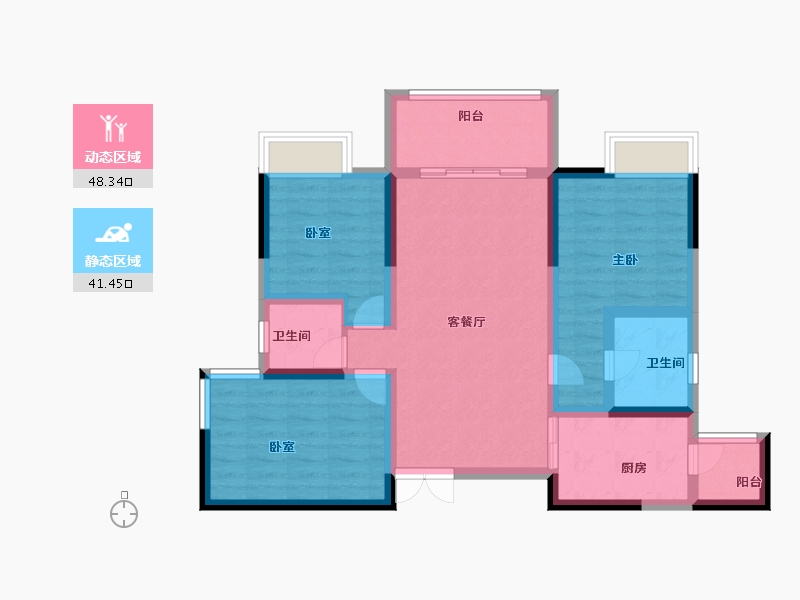 四川省-眉山市-北城时代-79.00-户型库-动静分区