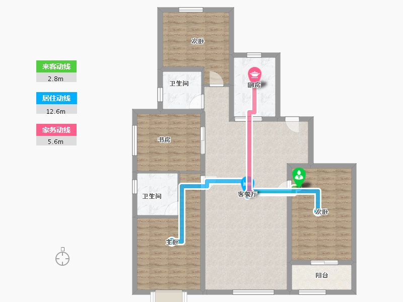 山东省-德州市-东岳翰林院-110.00-户型库-动静线