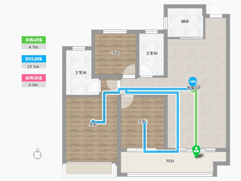 山东省-菏泽市-单县佳和城-97.60-户型库-动静线