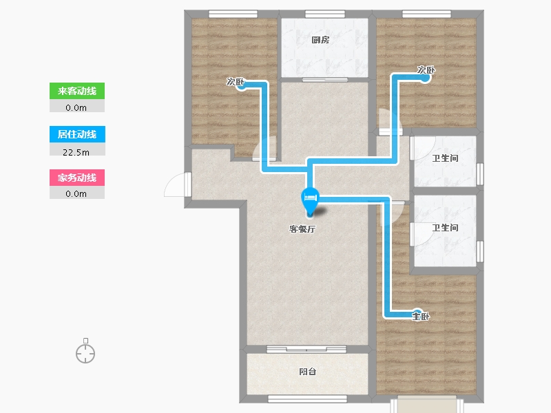 河北省-邢台市-新华里188号-97.69-户型库-动静线