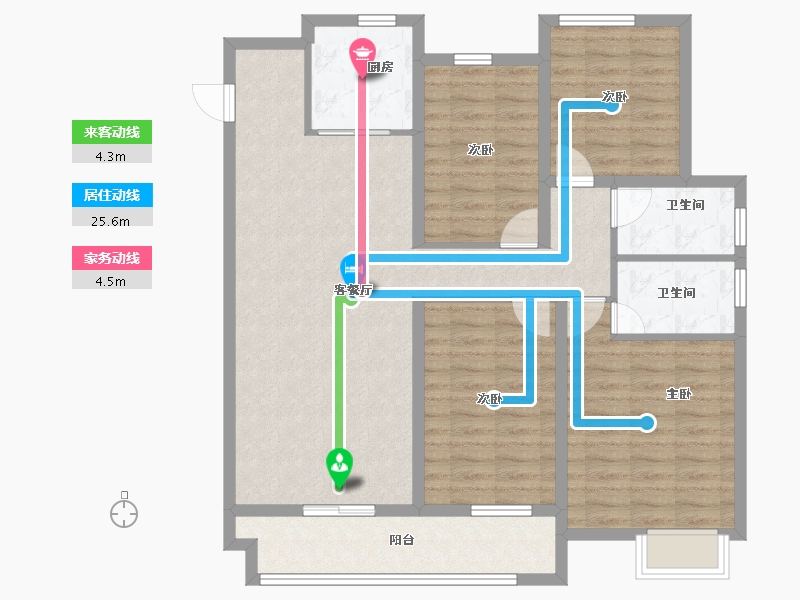 河南省-许昌市-中梁西都府-108.00-户型库-动静线