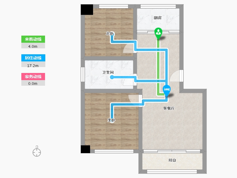 山东省-烟台市-晓龙子文学府-62.00-户型库-动静线