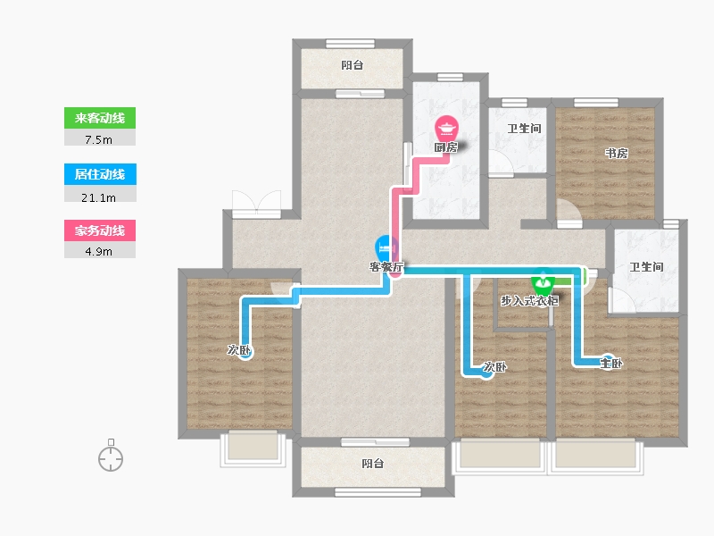 河南省-许昌市-物华溪悦-122.40-户型库-动静线