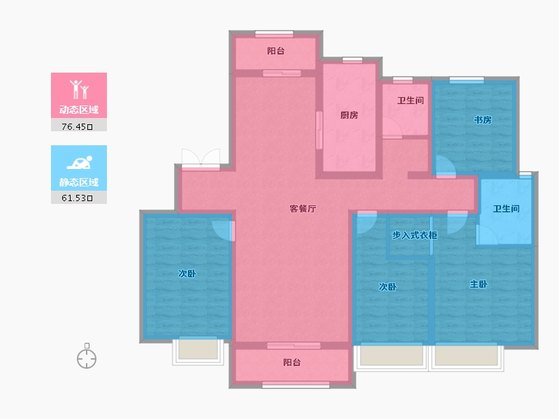 河南省-许昌市-物华溪悦-122.40-户型库-动静分区